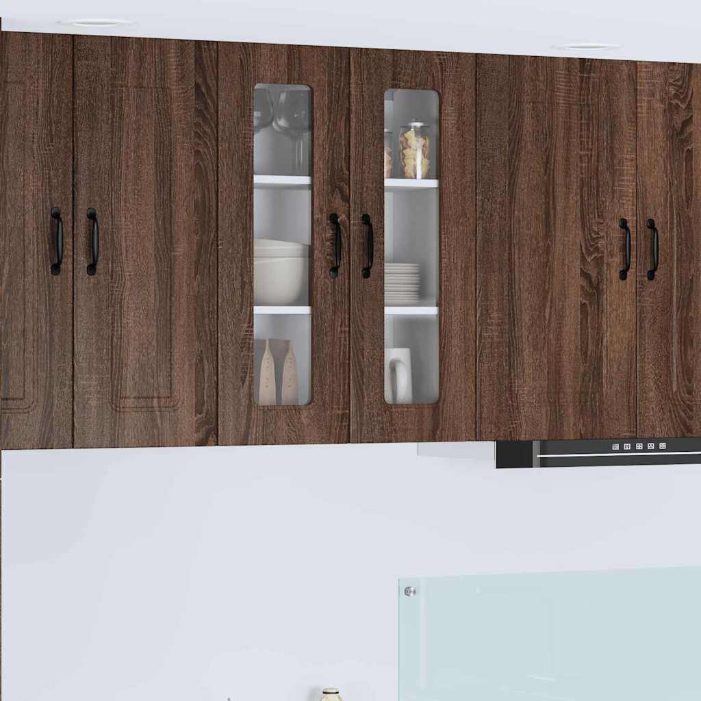 Kitchen Wall Cabinet Brown Oak 60 x 31 x 80 cm Engineered Wood